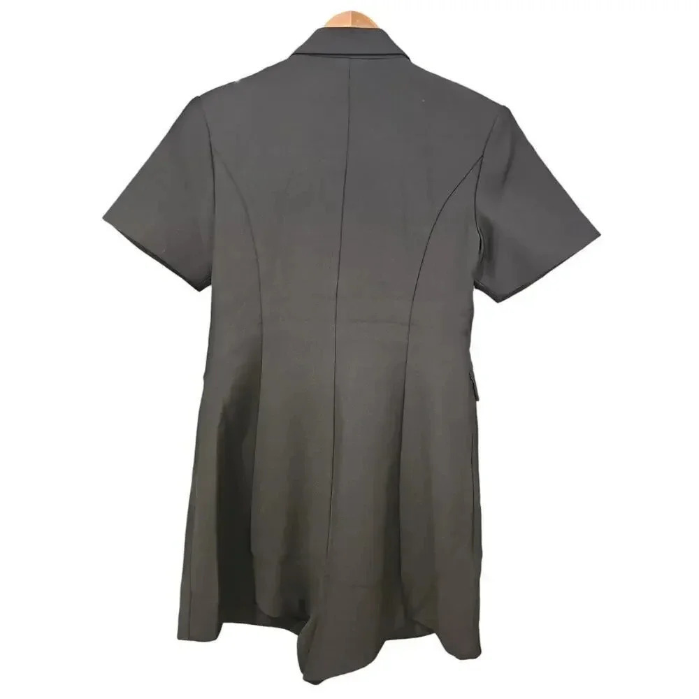 Endless Rose Short Sleeve Blazer Romper Black Size L NWT - Picture 8 of 11
